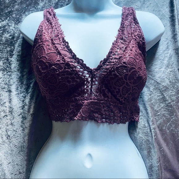 Purple Lace Bralette Large - Picture 2 of 4